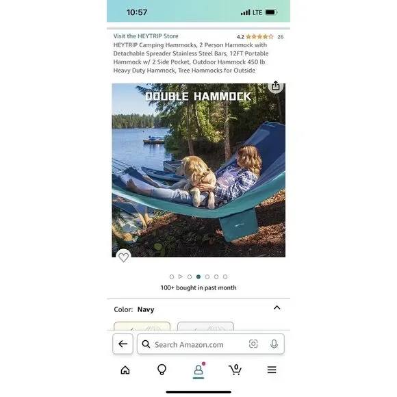 Portable Hammock Heavy Weight